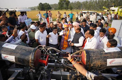 “Save both people and fields”: Union Minister Shri Shivraj Singh Chouhan launches nationwide ‘Khet Bachao Abhiyan’ from Taraori in Karnal