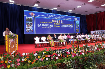 Brihat Krishi Mela–2026 at UAS Dharwad Draws 25.66 Lakh Members of the Farming Community