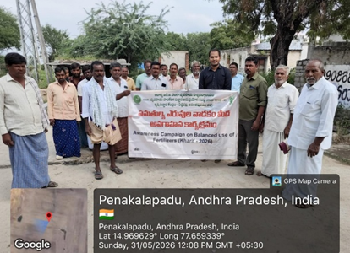 Report on Campaign for Balanced Use of Fertilizers under ICAR-ATARI Zone X, Hyderabad